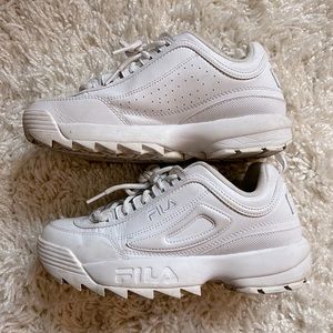 FILA chunky white sneakers
